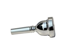 Medium-tone long horn mouth pull nozzle universal horn silver plated 12C 