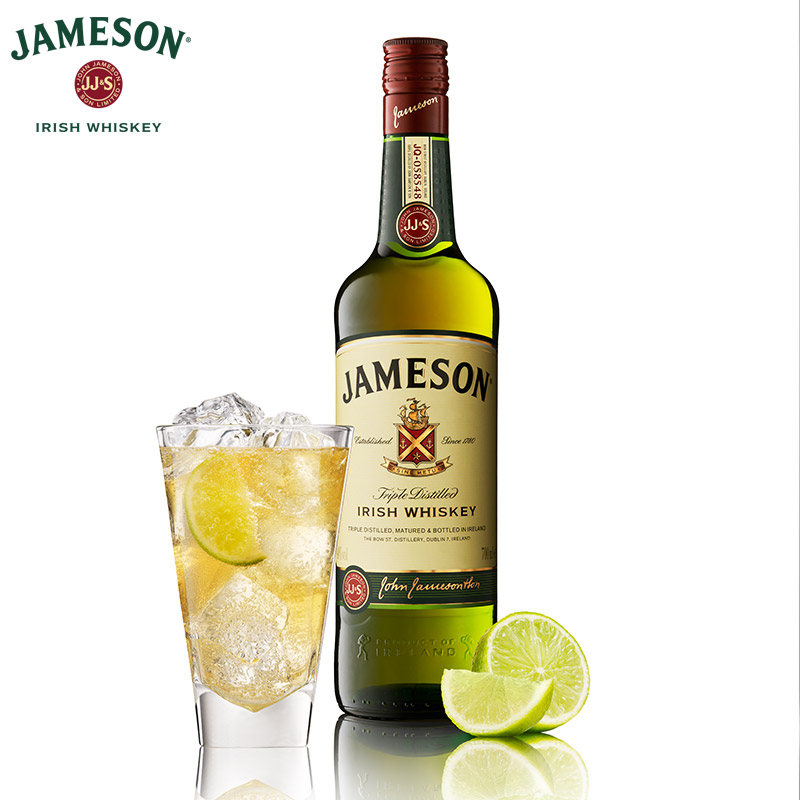 保乐力加官方旗舰店爱尔兰国酒 正品包邮 Jameson尊美醇威士忌700ML 原装进口洋酒0