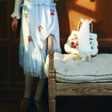 Face Art изящное и пухлое вышивание с большой вишней.