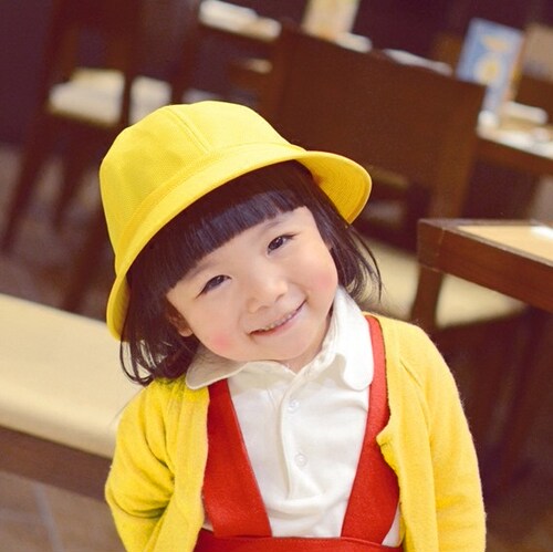 【福爵】高品质学生帽樱桃小丸子小黄帽幼儿园帽出游表演帽定制 - 图2