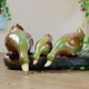 Vườn ban công vườn đá nước xem cá ao vi cảnh quan cảnh quan gốm sứ ếch ếch cá rùa trang trí đồ trang trí - Trang trí nội thất trang trí sân thượng Trang trí nội thất