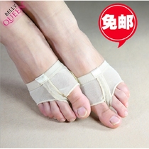 Belly Leather Dance Shoes Practice Exercises Practice Soft Dance Shoes New Semi-Cut Mesh Shoes Abrasion Resistant Cushion Foot Sole Cover