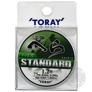 日本進口 TORAY東麗 將鱗 STANDARD子線 將鱗魚線釣魚尼龍線 75m