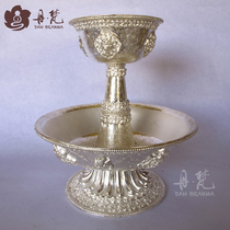 Danvan Nepal 925 pure silver hair care cup for a glass of wine for a glass of 300 gr