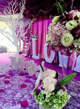 新款mrmrs缕空婚礼摆件