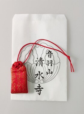 日本旅游纪念品音羽山音羽不动守成就御守交通守R下鸭神社蕾丝御