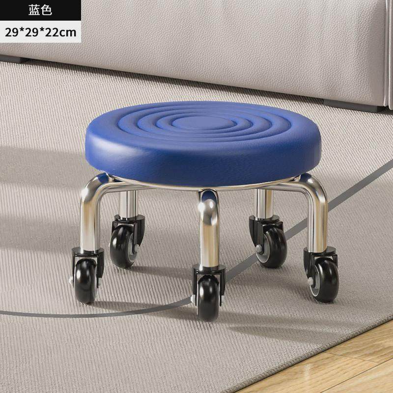 万向轮小凳子小板凳圆凳家用滑轮矮凳美甲儿童学步矮凳椅子美新款,淘宝优惠券,粉丝福利购,淘宝优惠卷