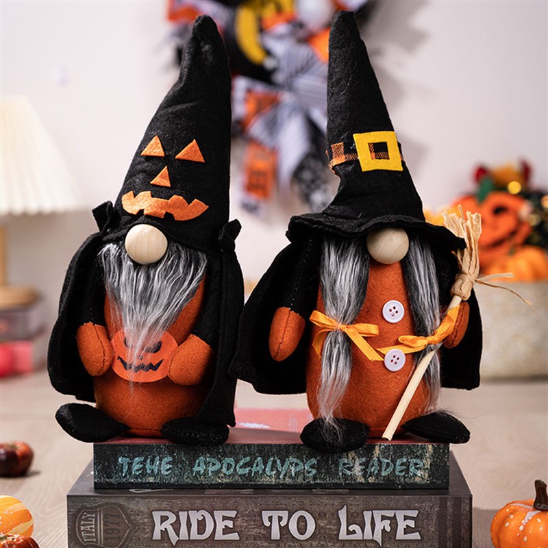 极速Halloween Faceless Gnome Doll Home Desktop Decor Pendant-图0