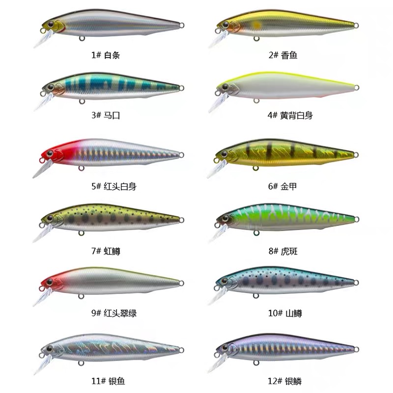 美夏EWE银刀远投沉水远投米诺淡水路亚饵白条翘嘴鲈鱼全泳层假饵 - 图2