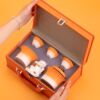 Gradient color convenient travel tea set quick one pot three cups outdoor camping tea set tea set custom logo