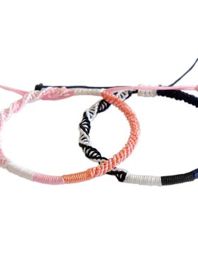 可编头发自编平安手绳材料编织包一缕青丝diy头发送男友情侣手链