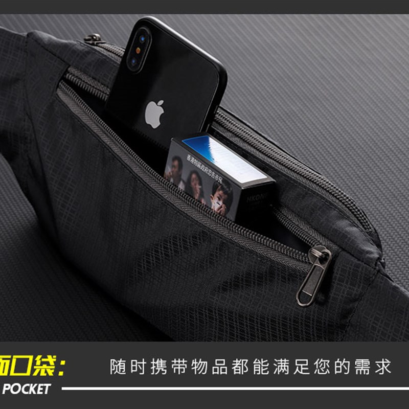 Multifunctional waist bag for men, new sports mobile phone waist bag for women, running cash register belt bag, close-fitting waterproof fitness equipment