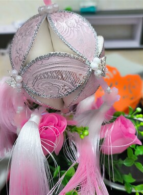 广西绣球壮乡壮锦信物结婚纪念成品纯手工编织diy材料包家装挂饰