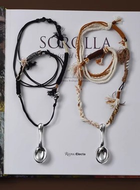 手工编绳勺子项链女春夏轻奢小众设计高级感时髦网红长款毛衣链