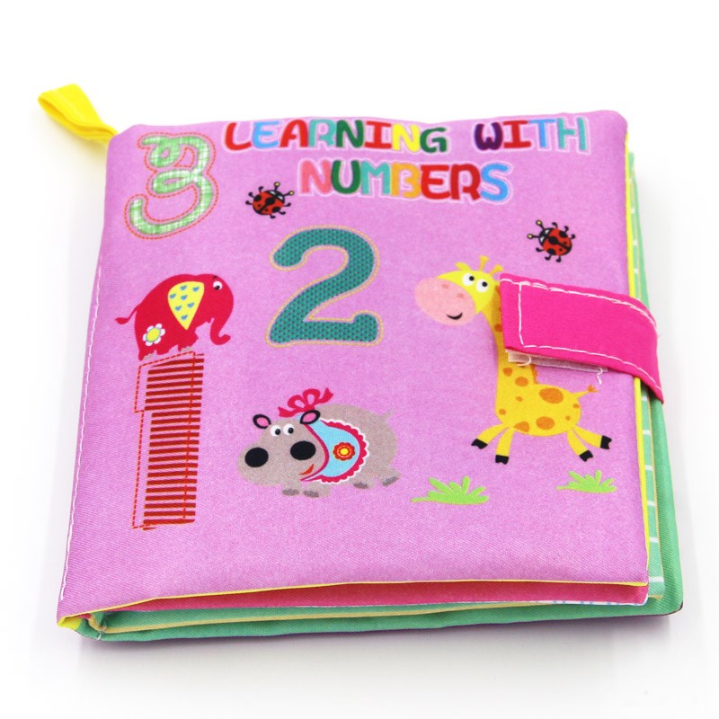 0-36 Months Baby Soft Cloth Books Infant Educational Strol-图0