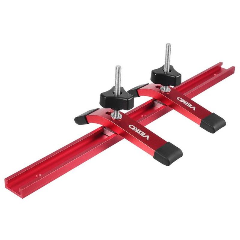 速发2 Set T-Track Hold Down Clamp Woodworking Universal Fixe - 图2