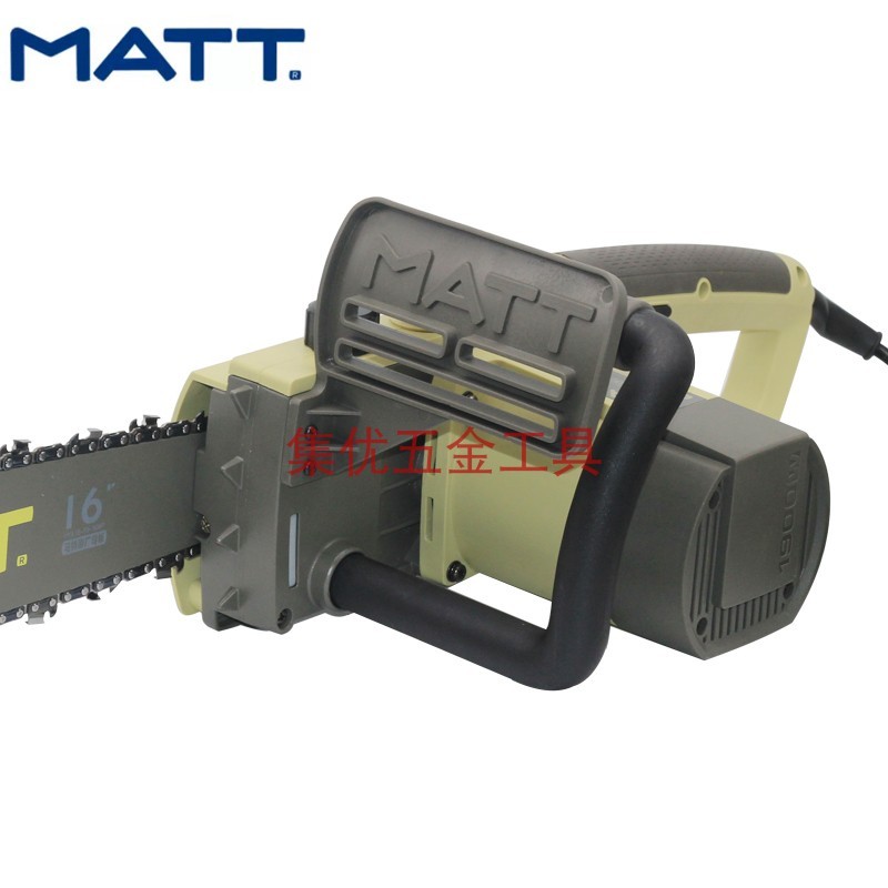 速发matt马特913电链锯手持木工电动锯切割大功率1900w伐木锯砍树