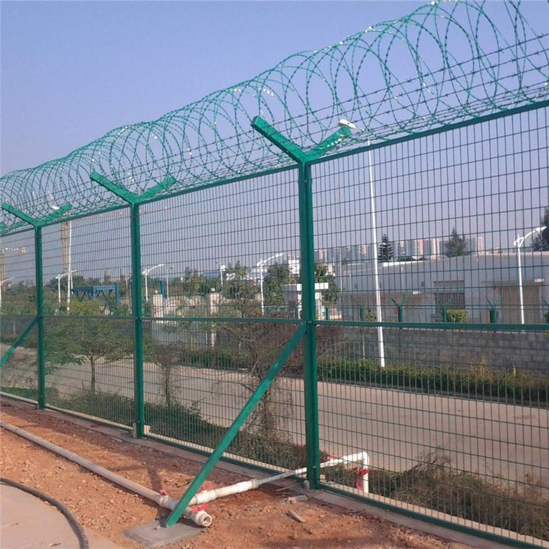 飞机场防护网飞行区网围界三折弯飞机场隔离网隔离防攀爬护栏