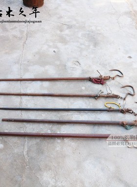 老秤杆怀旧老物件民俗老称旧木质秤杆民间老旧货秤杆子