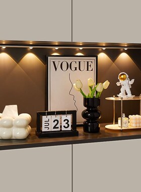 轻奢入户鞋柜玄关摆件家居客厅高端大气上档次电视柜餐柜装饰现货