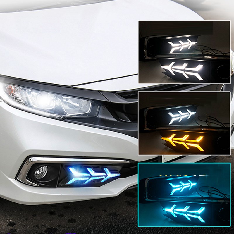 推荐2xCar Flashing For Honda Civic 10th 2016 2017-2019 LED D-图0