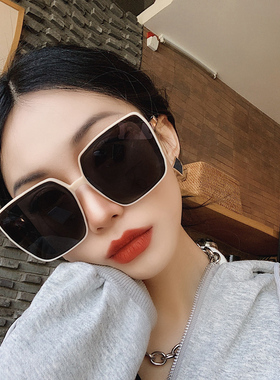 墨镜女夏防晒级感ins大框遮阳防晒防紫外线偏光太阳镜2023新款