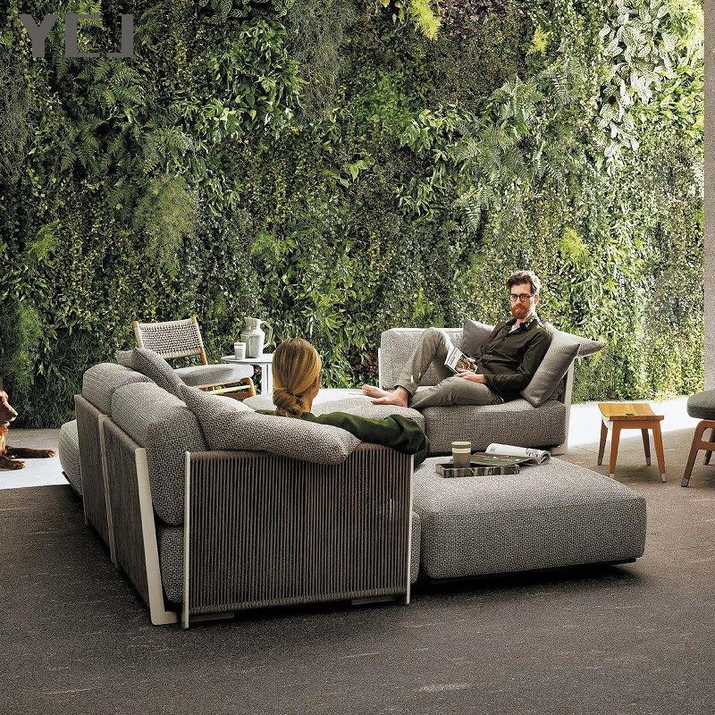 户外沙发庭院阳光房不锈钢绳编沙发别墅花园家具定制简约藤编露天,淘宝优惠券,粉丝福利购,淘宝优惠卷