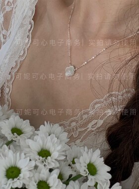 23女王的项链主力冲款9q25通体白叠贝光泽度是其他材料不比的P12-