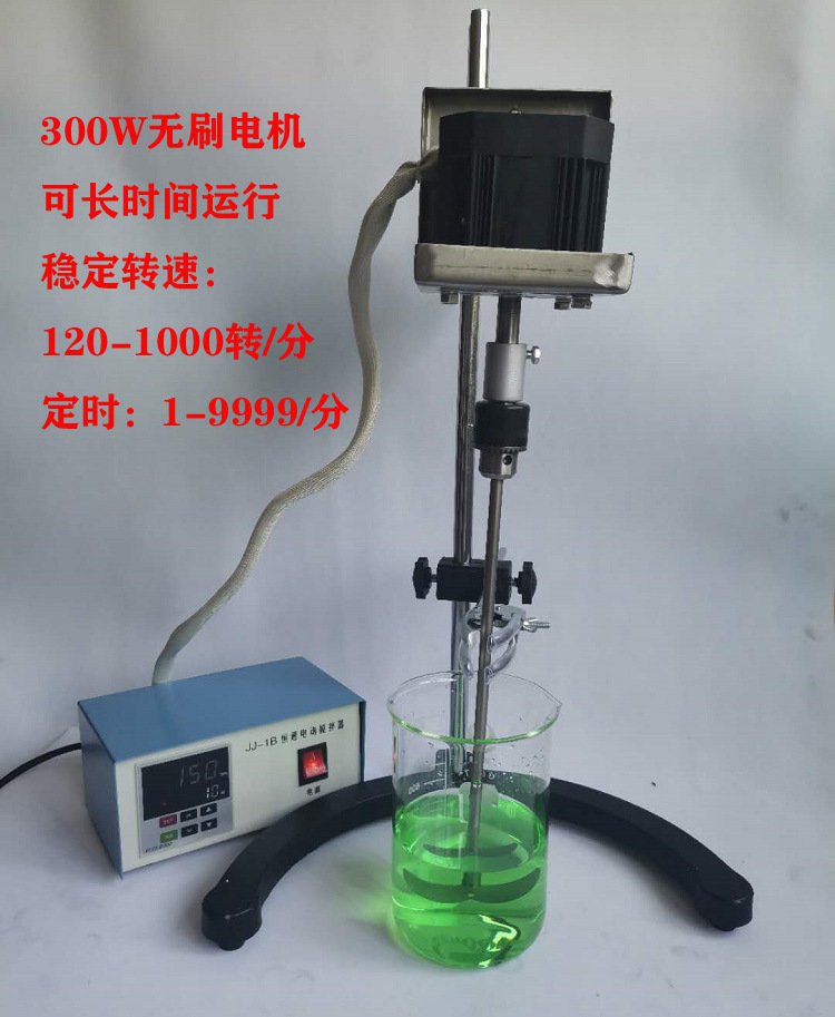 电动搅拌器实B室低速慢转无刷立1JJ-式V验搅拌机30 - 图0