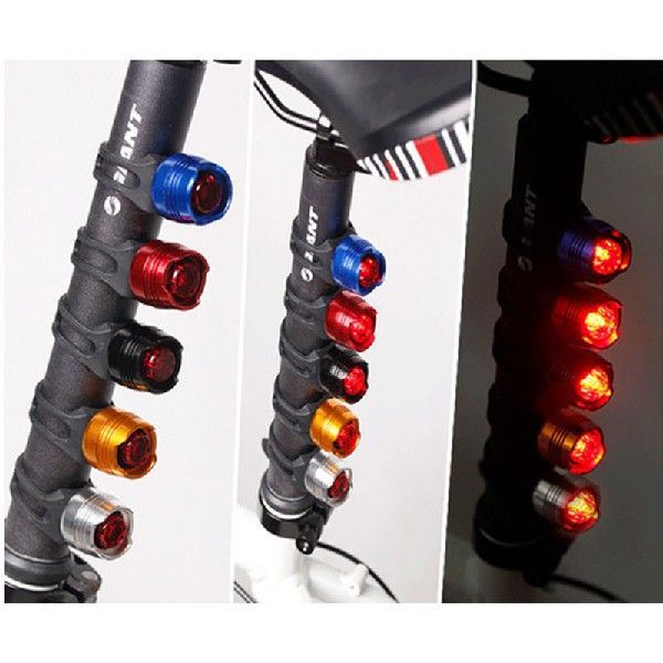 推荐Bike Rear Tail Flashing Safety Warning Lamp Light 3 Mode - 图3