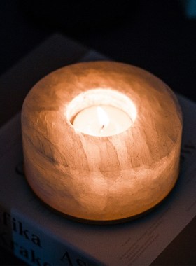 现代简约圆柱形烛台浪漫香薰烛台酒吧西餐民宿装饰氛围烛台光源