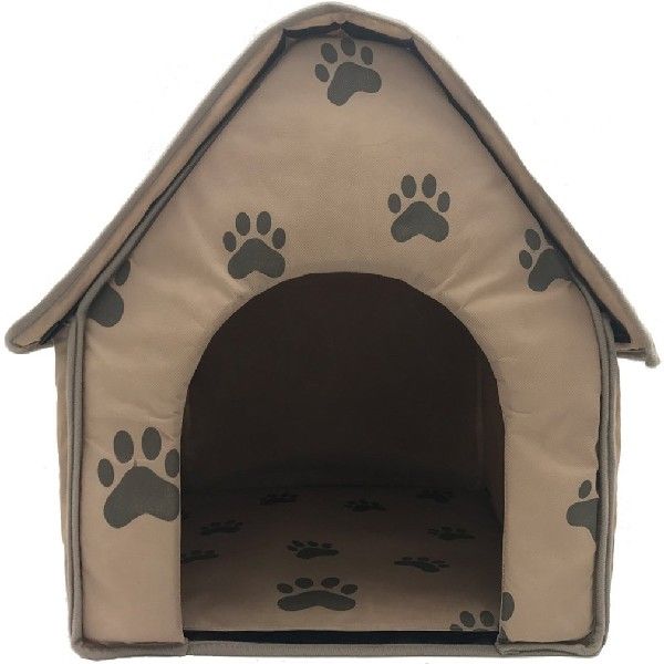Foldable Pet Dog House Foldabletain er WWRrm Pet Kennel - 图0