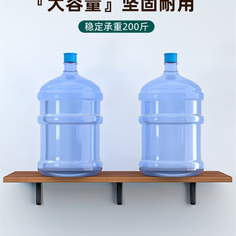 直销墙上置物架隔板墙面墙壁木板置物板隔板挂墙一字板支架壁挂承 - 图2