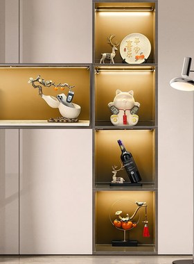 招财寓意好的酒柜装饰轻奢高档电视柜办公室摆件前台店铺开业现货