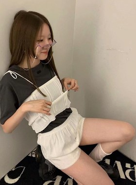 两用眼镜链韩国博主爱心项链高级感银色编织毛衣链V小众设计项链