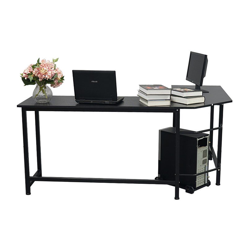 ShDped oesktap zComputer Desk Bla - 图1