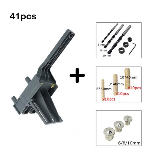 推荐ABS Plastic Quick Wood Doweling Jig Handheld Pocket Hole - 图2