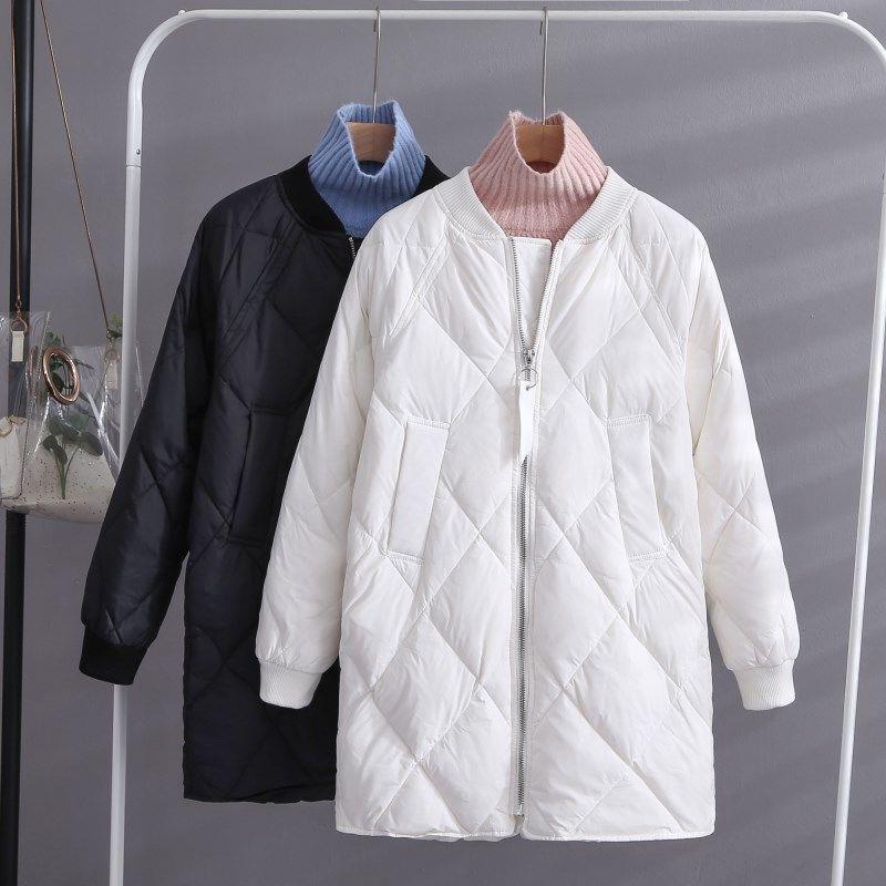 推荐Women's Cotton Padded Coat Parkas Down Winter Jacket Lon - 图1