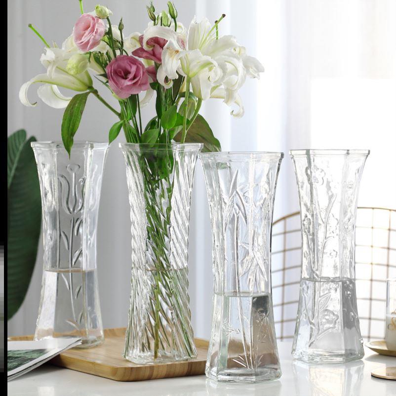 速发推荐.Extra large glass vase transparent household vase d - 图2