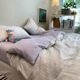 Simple and grinding four-piece set cotton sheets and quilt covers single quilt covers M room bedding covers three-piece set bedding