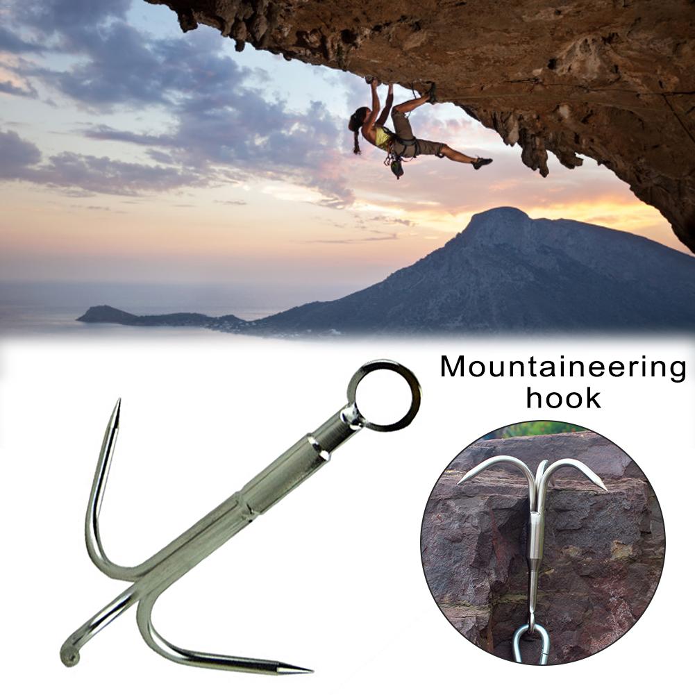 1pc Outdoor Climbing Claw AccessHornes Staeiliss Steel - 图0