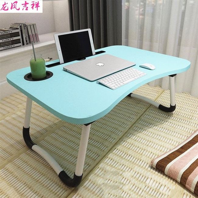 速发computer desk folded lift laptop table lying bed strong - 图2