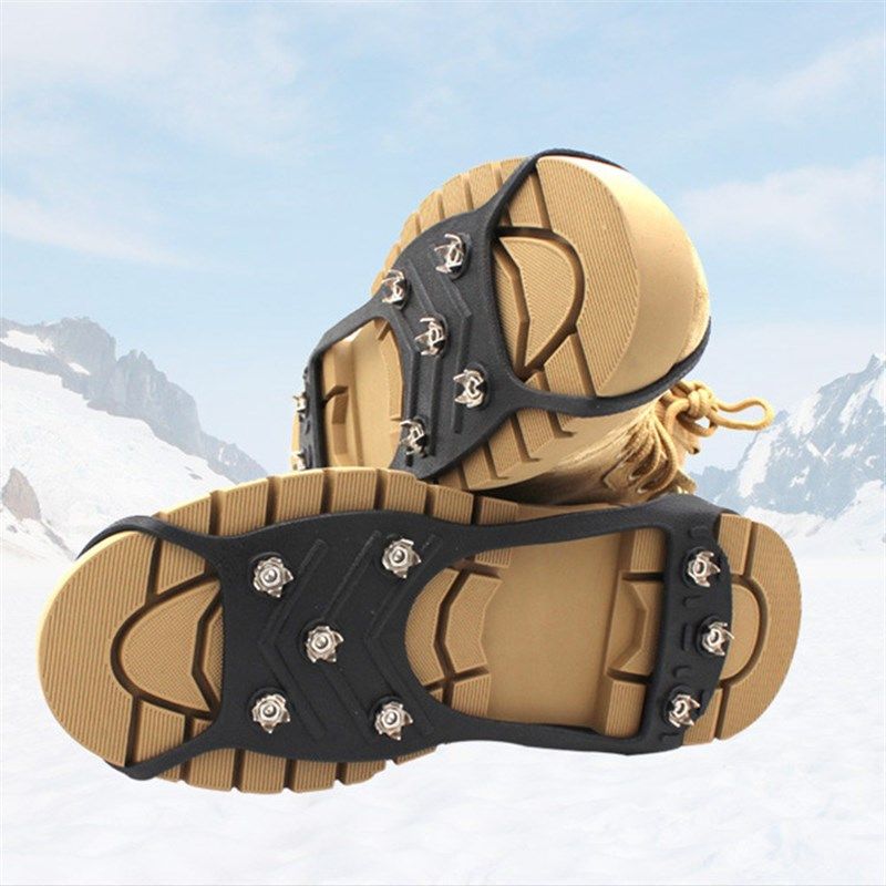 儿童8齿钢钉冰爪防滑o鞋套成人葫芦简易雪爪户外装备雪地攀岩工具,淘宝优惠券,粉丝福利购,淘宝优惠卷