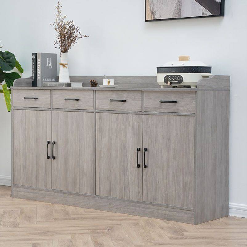 灰色茶水柜餐边柜现代简约酒店备餐柜客厅储物柜碗厨柜包间小柜子,淘宝优惠券,粉丝福利购,淘宝优惠卷