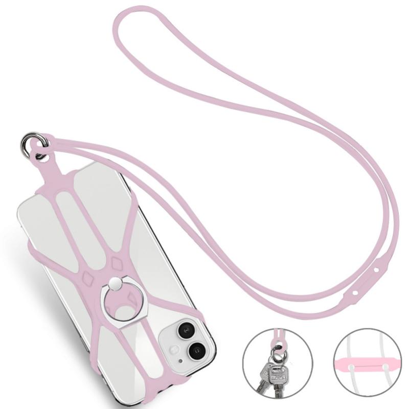 厂家Multifunction Silicone Mobile Phone Lanyard HoldXer Cove-图1