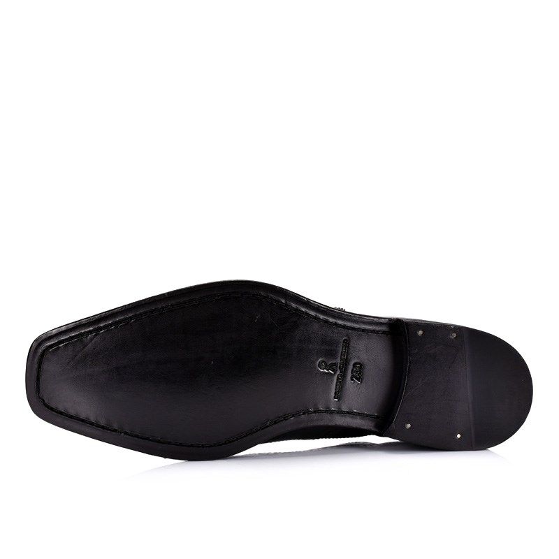 新款水洗商务正装男鞋英伦雕花小方头德比鞋系带低跟男士皮鞋,淘宝优惠券,粉丝福利购,淘宝优惠卷