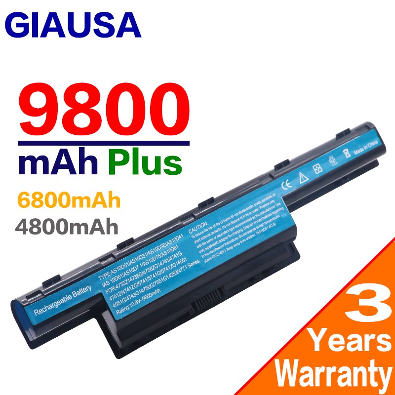 11.1v Laptop Battery for Acer Aspire AS10D81 5750G 571G 5551 - 图1