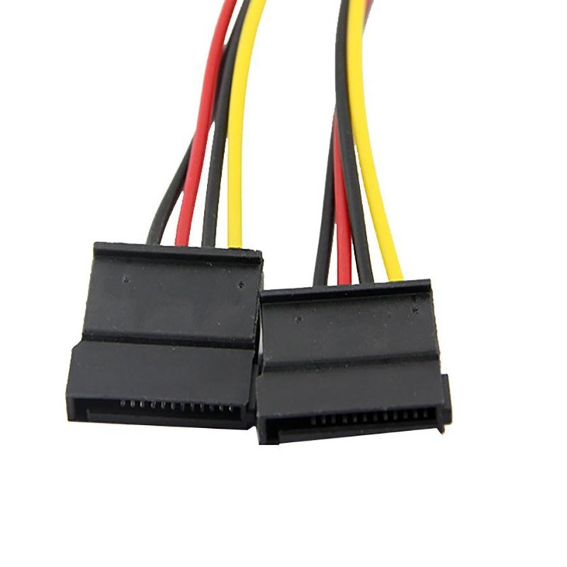 推荐Laptop Adapter New 4Pin IDE Molex to 2 Serial ATA SATA Y - 图1