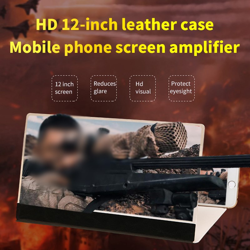 3D Screen Amplifier 12inch Mobile Phone Magnifying Glass HD - 图2