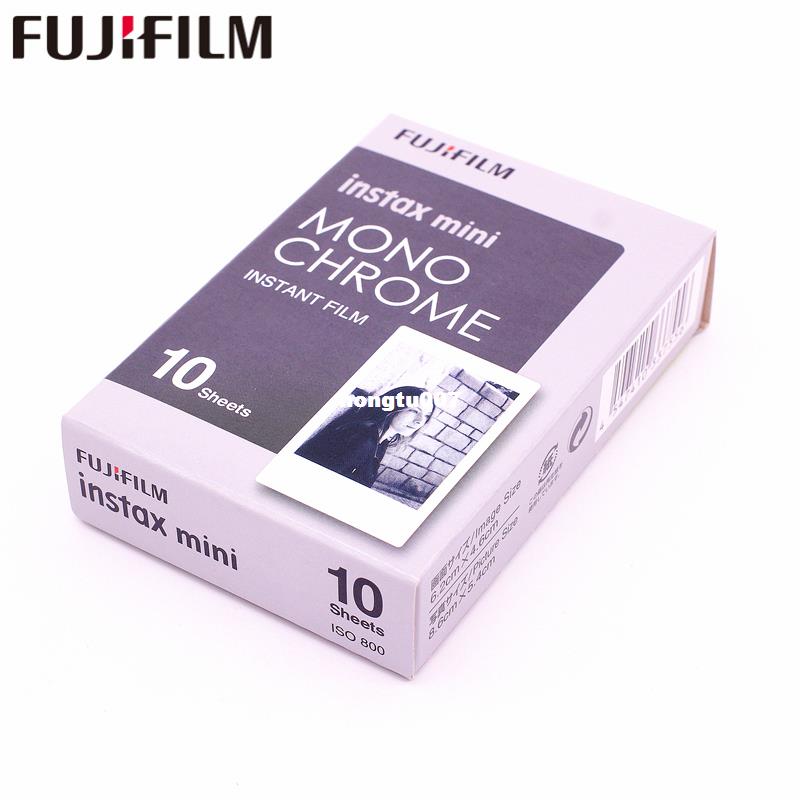 Genuine Fujifilm Instax Min1 Film i0pcs MonochromVe8Mono+-图3